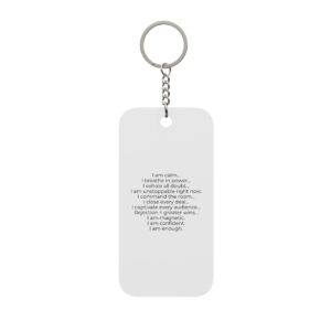 I Am Calm Keychain front