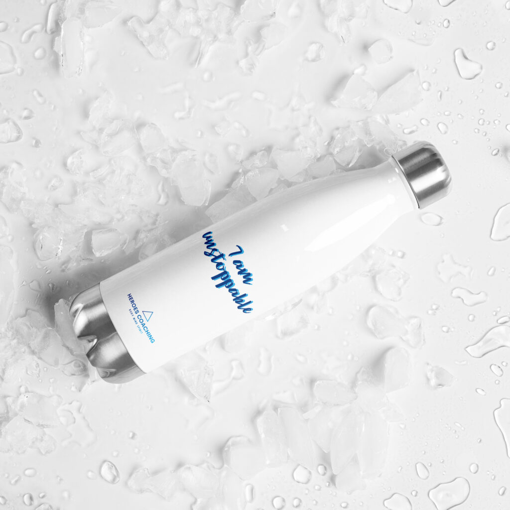 I Am Unstoppable water bottle